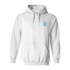 Argentina National Team Vive La Fete Women's Color Badge Pullover Hoodie -  Heather Gray