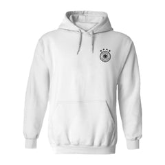 Germany National Team Vive La Fete Women's Color Badge Pullover Hoodie -  White