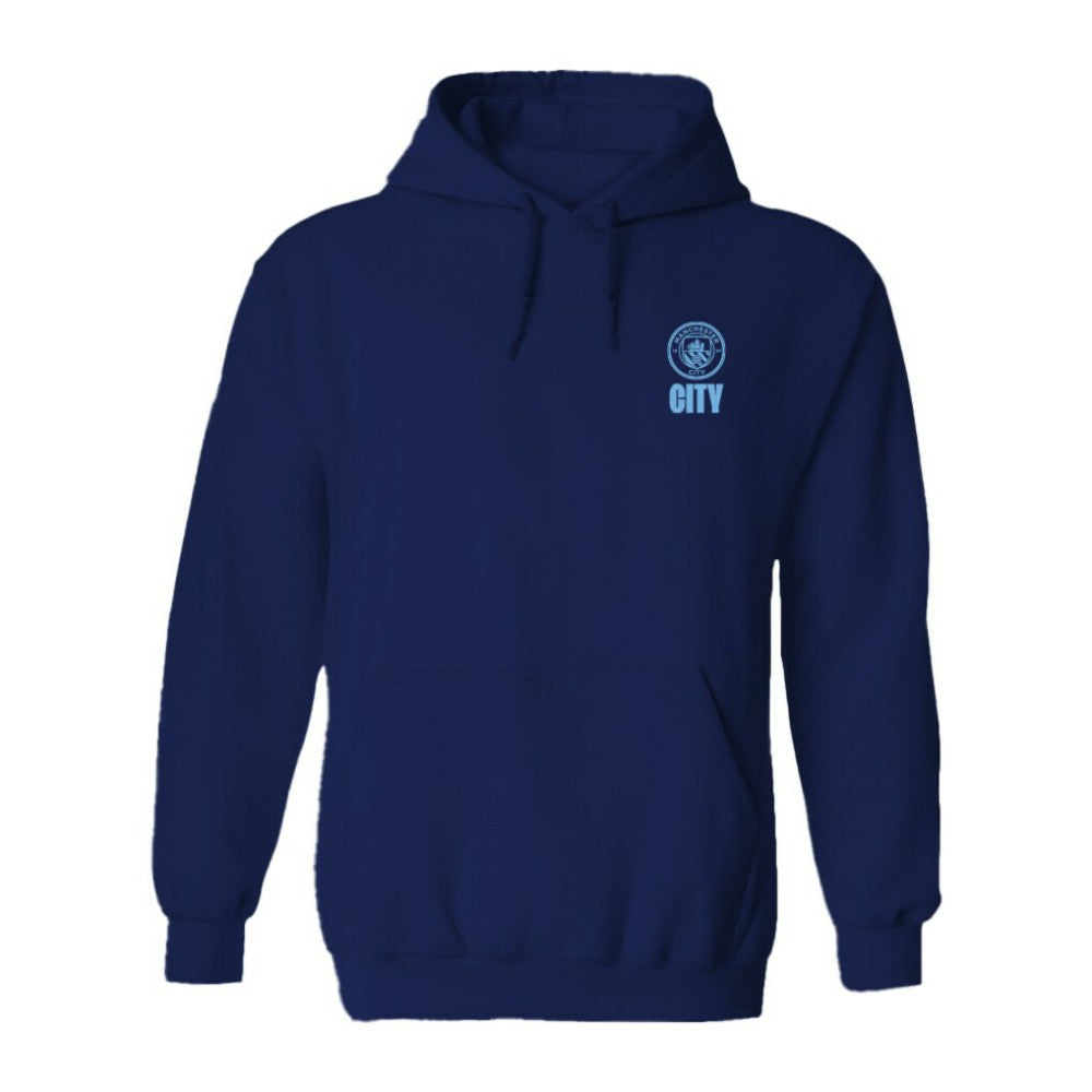 Manchester City Vive La Fete Women's Color Badge Pullover Hoodie -  Navy