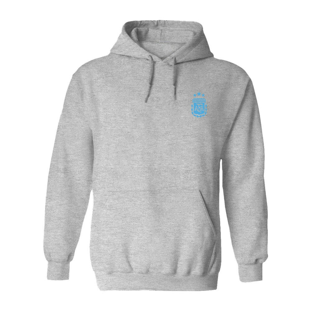 Argentina National Team Vive La Fete Women's Color Badge Pullover Hoodie -  Heather Gray