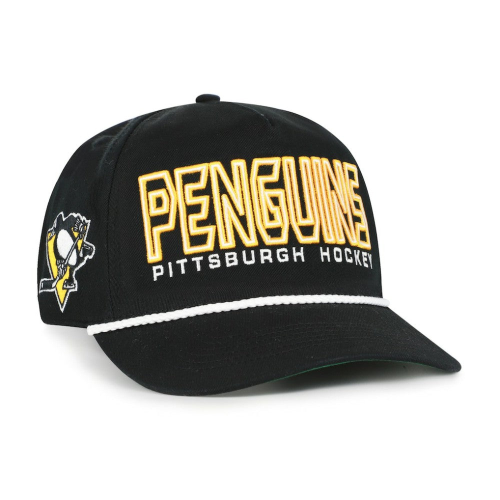 NHL Black Pittsburgh Penguins '47 Byline Hitch Adjustable Hat