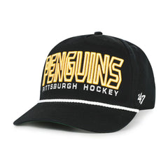 NHL Black Pittsburgh Penguins '47 Byline Hitch Adjustable Hat