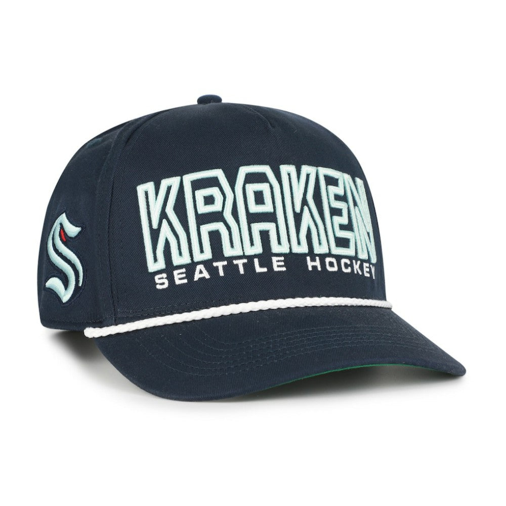 NHL Deep Sea Blue Seattle Kraken '47 Byline Hitch Adjustable Hat