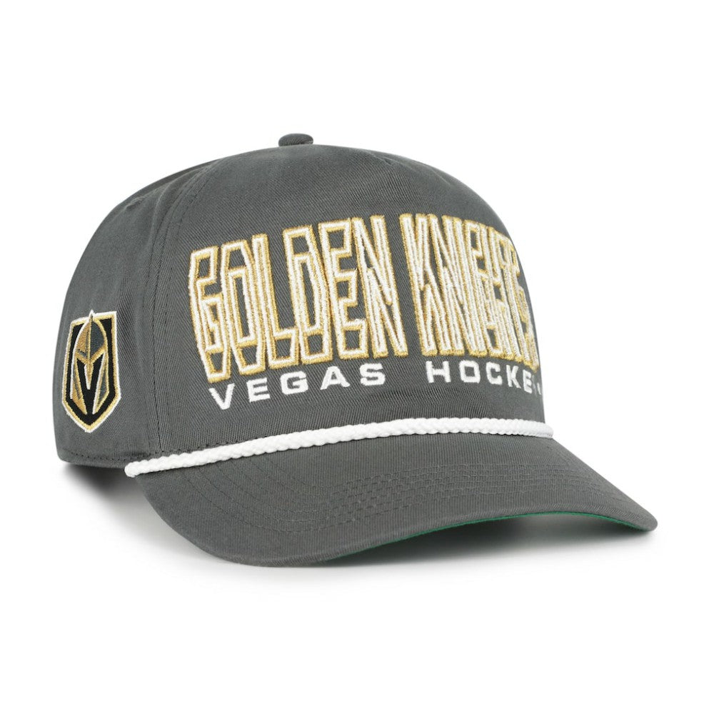 NHL Charcoal Vegas Golden Knights '47 Byline Hitch Adjustable Hat