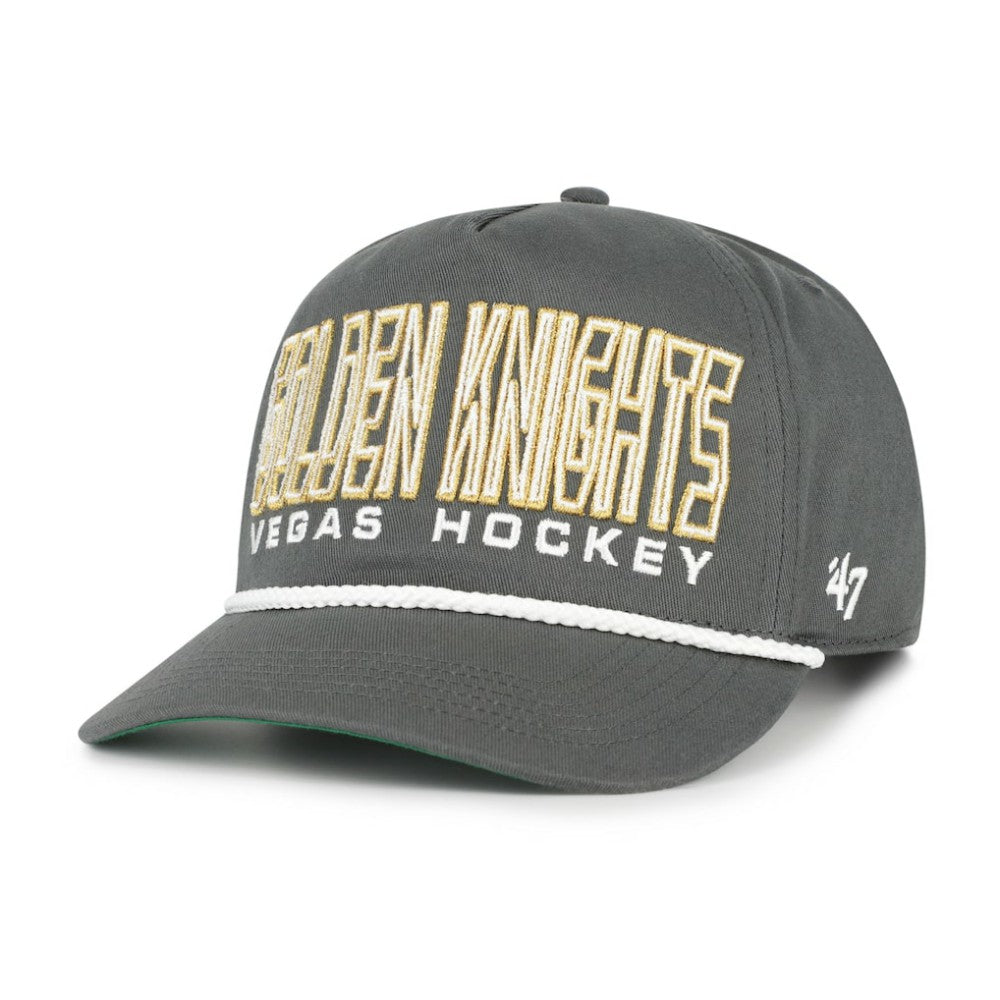 NHL Charcoal Vegas Golden Knights '47 Byline Hitch Adjustable Hat