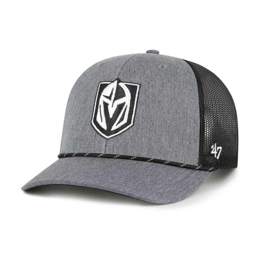 NHL Gray Vegas Golden Knights '47 Carbon Rope Trucker Adjustable Hat