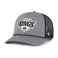 NHL Gray Los Angeles Kings '47 Carbon Rope Trucker Adjustable Hat