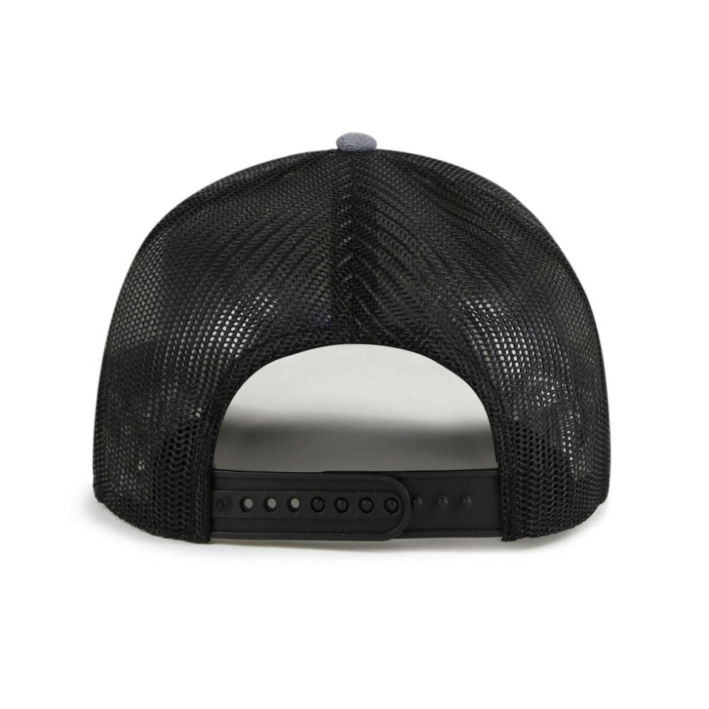NHL Gray New York Rangers '47 Carbon Rope Trucker Adjustable Hat