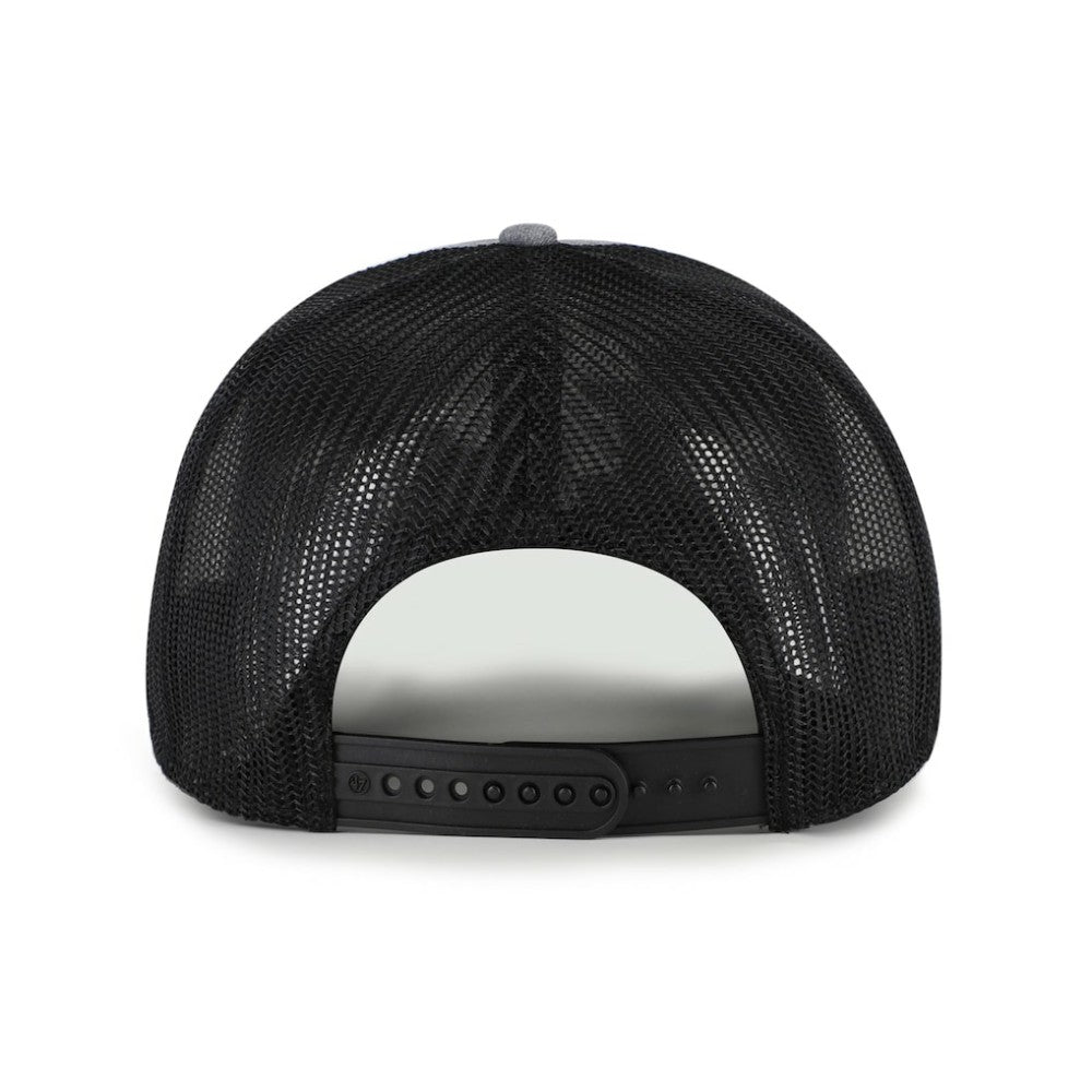 NHL Gray Boston Bruins '47 Carbon Rope Trucker Adjustable Hat