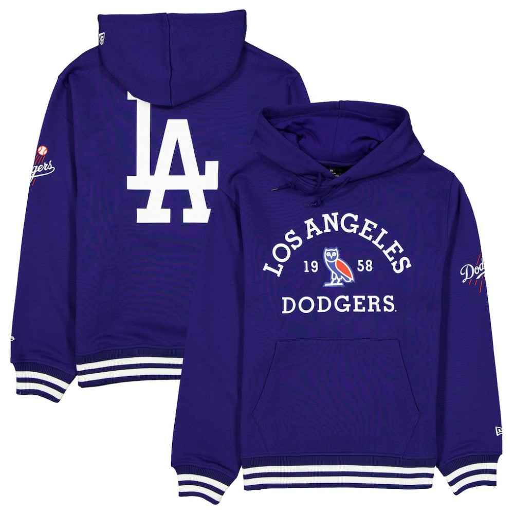 MLB Los Angeles Dodgers OVO x New Era Heavyweight Fleece Hoodie