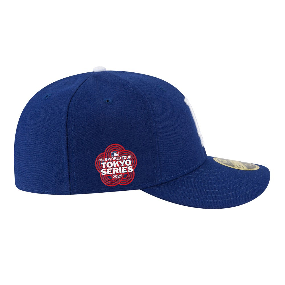 MLB Los Angeles Dodgers New Era 2025 MLB World Tour: Tokyo Series Side Patch Low Profile 59FIFTY Fitted Hat