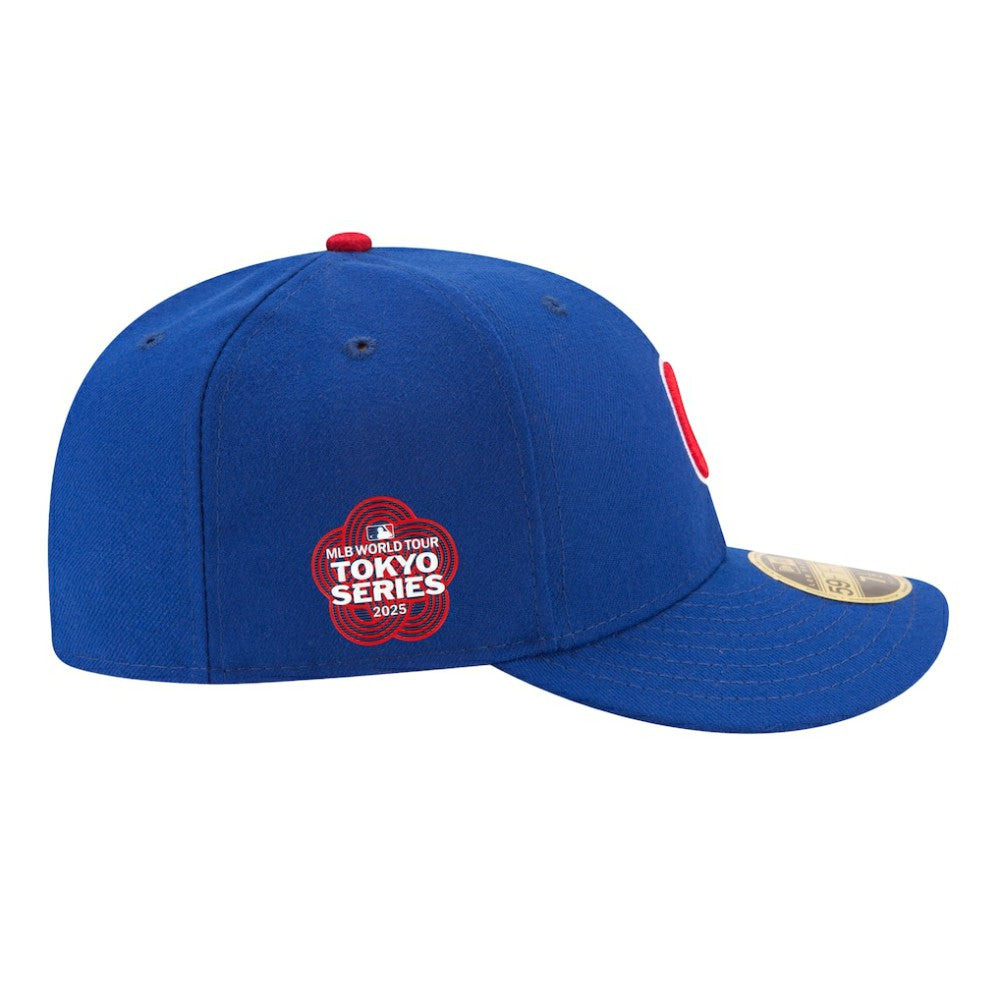 MLB Chicago Cubs New Era 2025 MLB World Tour: Tokyo Series Side Patch Low Profile 59FIFTY Fitted Hat