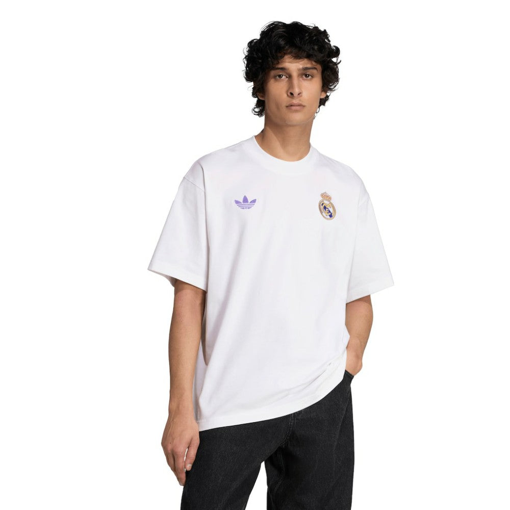 Real Madrid Lifestyler T-Shirt - Adidas White