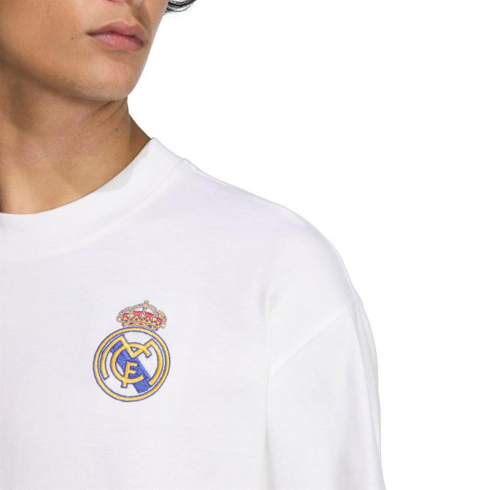 Real Madrid Lifestyler T-Shirt - Adidas White