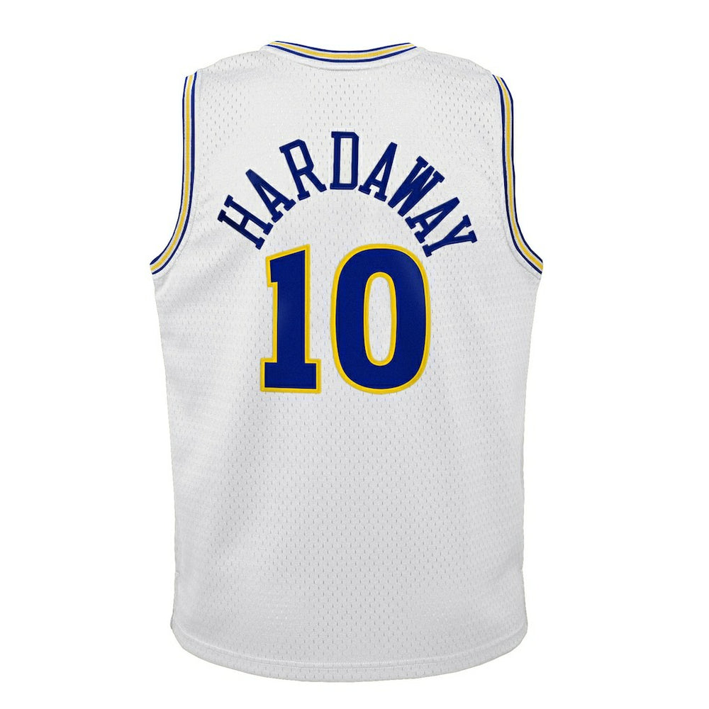 NBA Tim Hardaway Golden State Warriors Youth 1990-91 Hardwood Classics Swingman Throwback Home Jersey sale