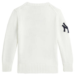 MLB Yankees Polo Ralph Lauren Preschool  Bear Pullover Sweater