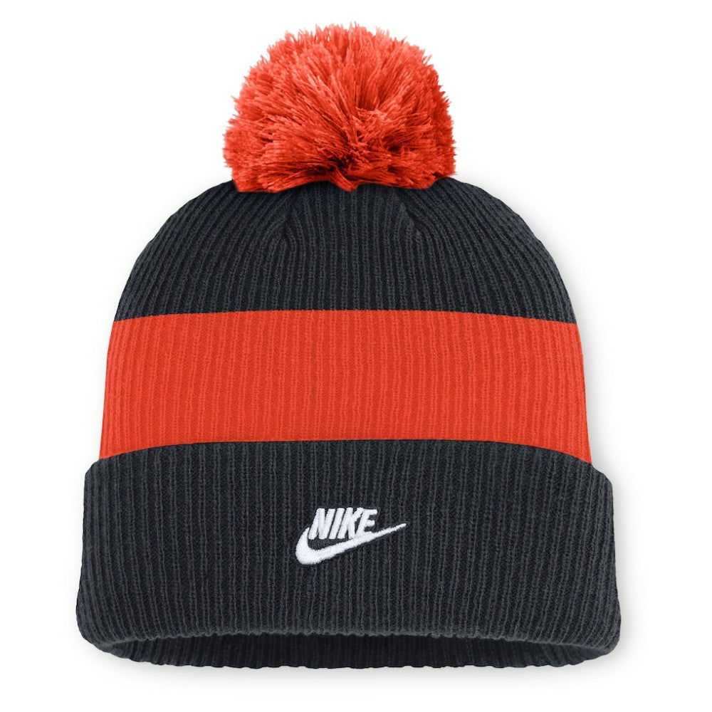 MLB Detroit Tigers Nike Cooperstown Collection Peak Standard Cuffed Knit Hat with Pom
