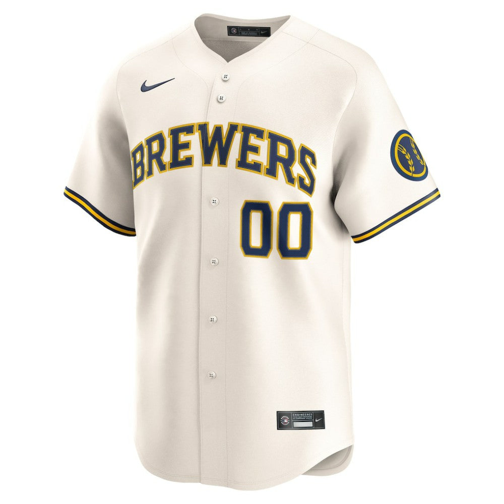 MLB Milwaukee Brewers Nike Home Limited Pick-A-Player Retired Roster Jersey