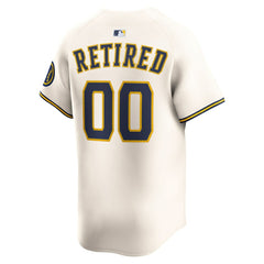 MLB Milwaukee Brewers Nike Home Limited Pick-A-Player Retired Roster Jersey