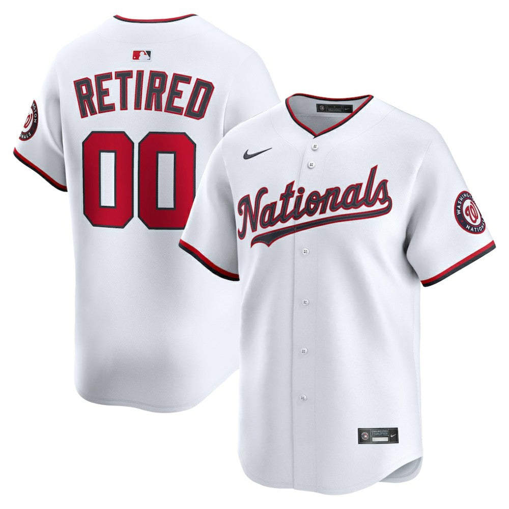 MLB Washington Nationals Nike Home Limited Pick-A-Player Retired Roster Jersey