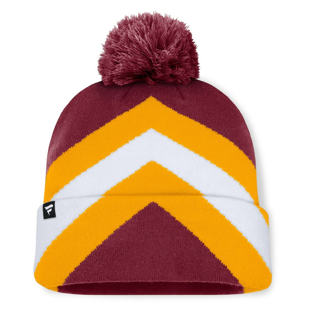 Women's Cornerback Cuffed Knit Hat with Pom - Washington Commanders