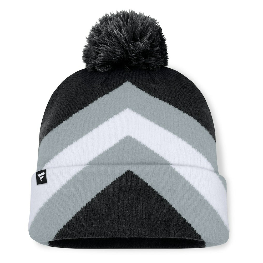 Women's Cornerback Cuffed Knit Hat with Pom - Las Vegas Raiders