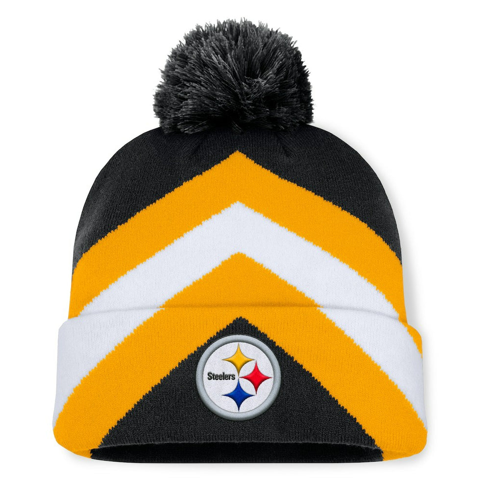 Women's Cornerback Cuffed Knit Hat with Pom - Pittsburgh Steelers