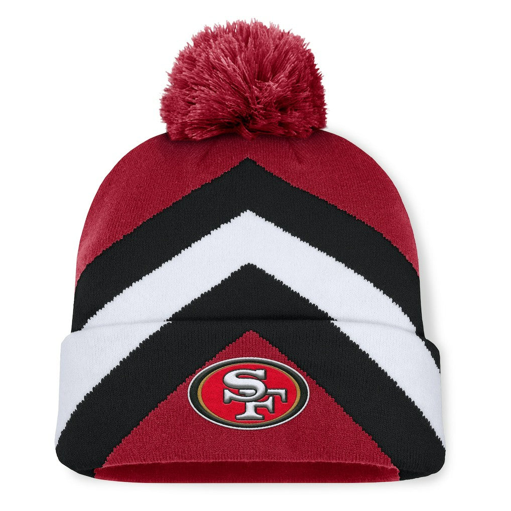 Women's Cornerback Cuffed Knit Hat with Pom - San Francisco 49ers