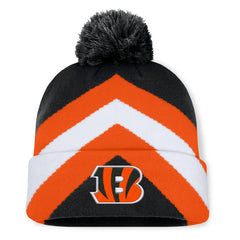 Women's Cornerback Cuffed Knit Hat with Pom - Cincinnati Bengals