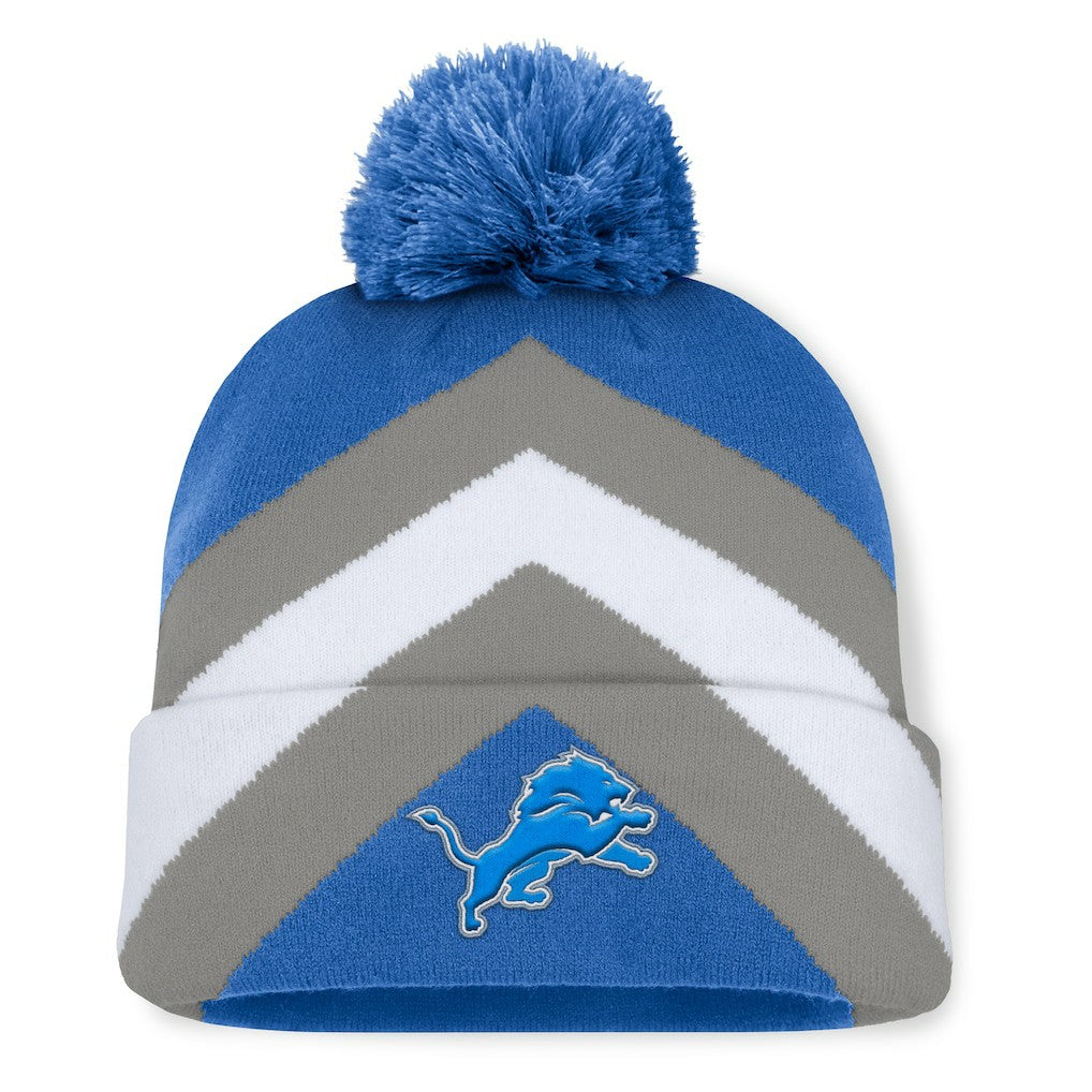 Women's Cornerback Cuffed Knit Hat with Pom - Detroit Lions