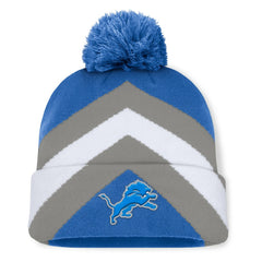 Women's Cornerback Cuffed Knit Hat with Pom - Detroit Lions