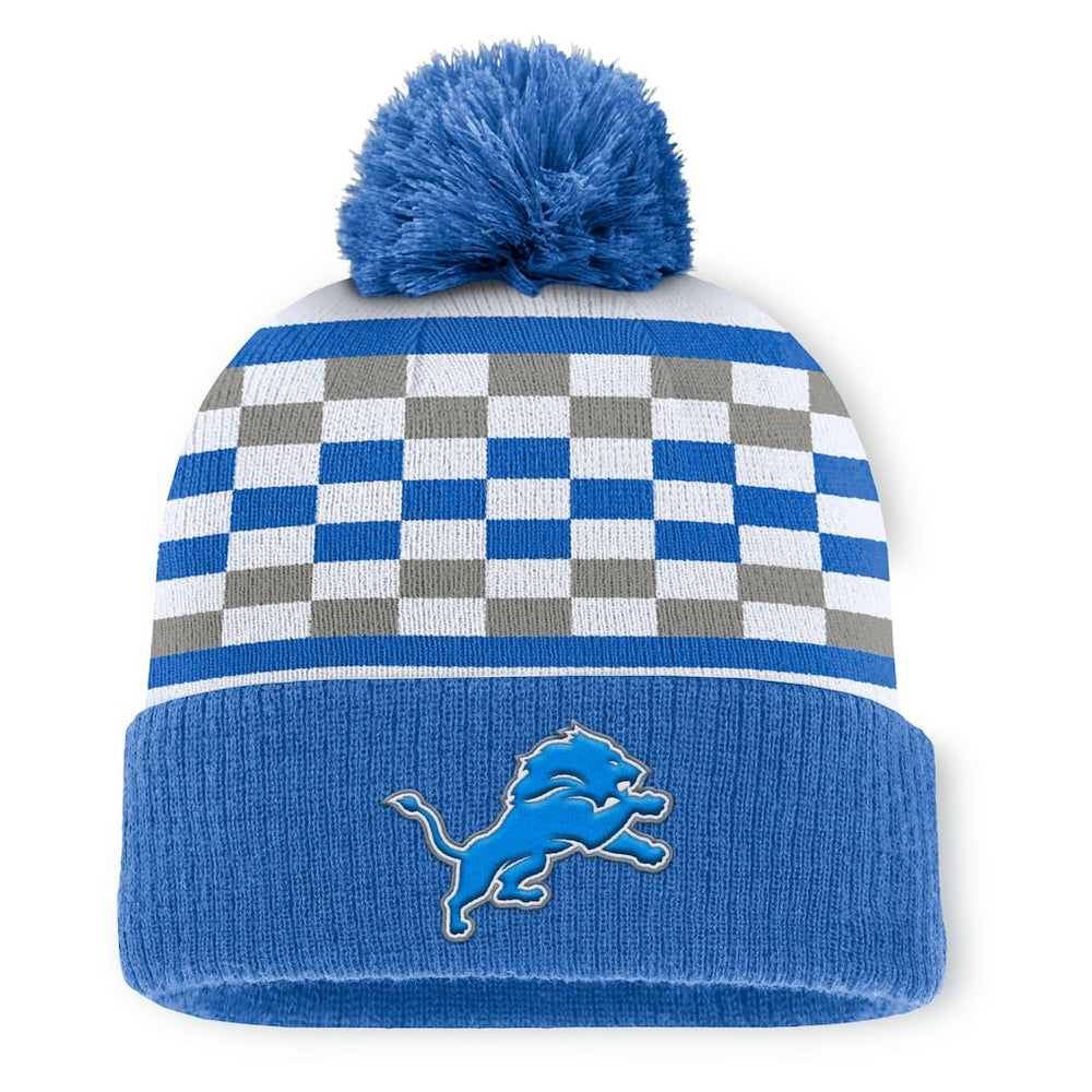 Women's End Zone Cuffed Knit Hat with Pom - Detroit Lions