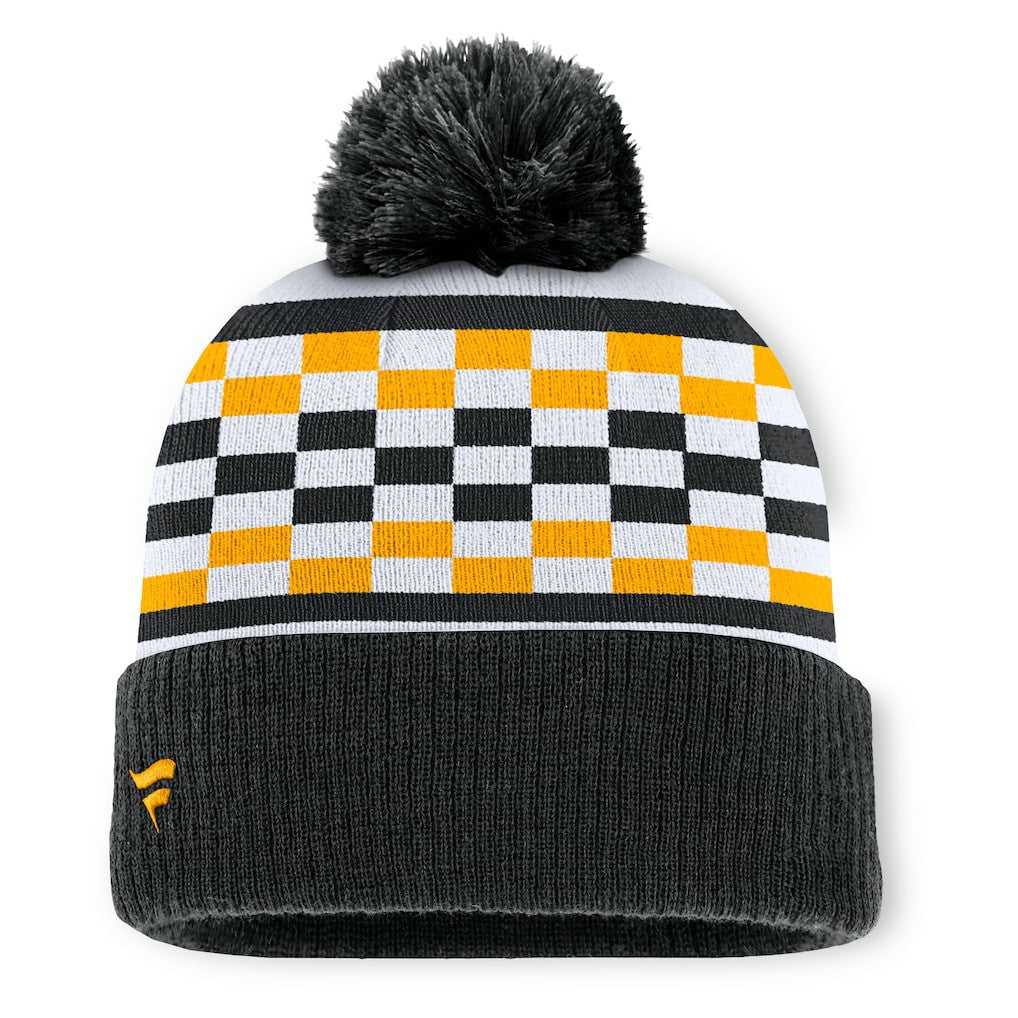 Women's End Zone Cuffed Knit Hat with Pom - Pittsburgh Steelers