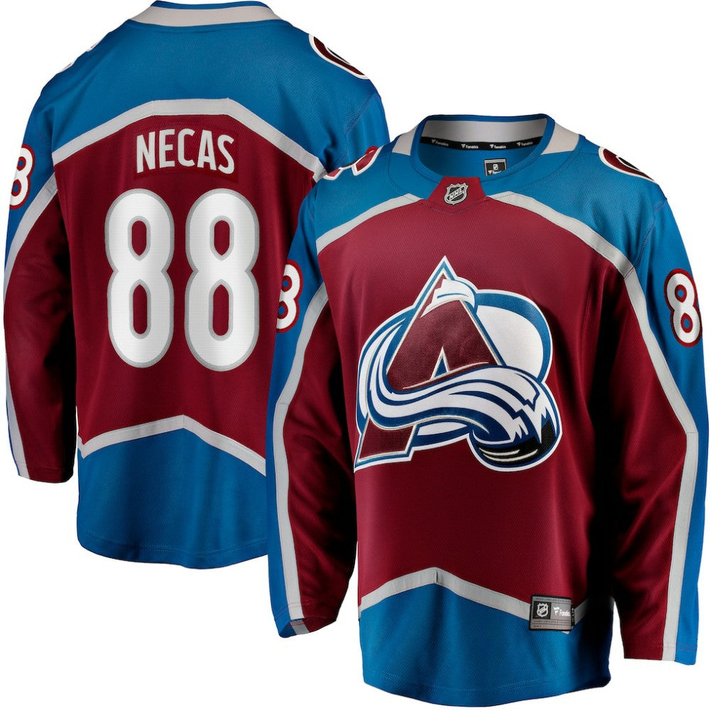 NHL Burgundy Martin Necas Colorado Avalanche Fanatics Breakaway Player Jersey