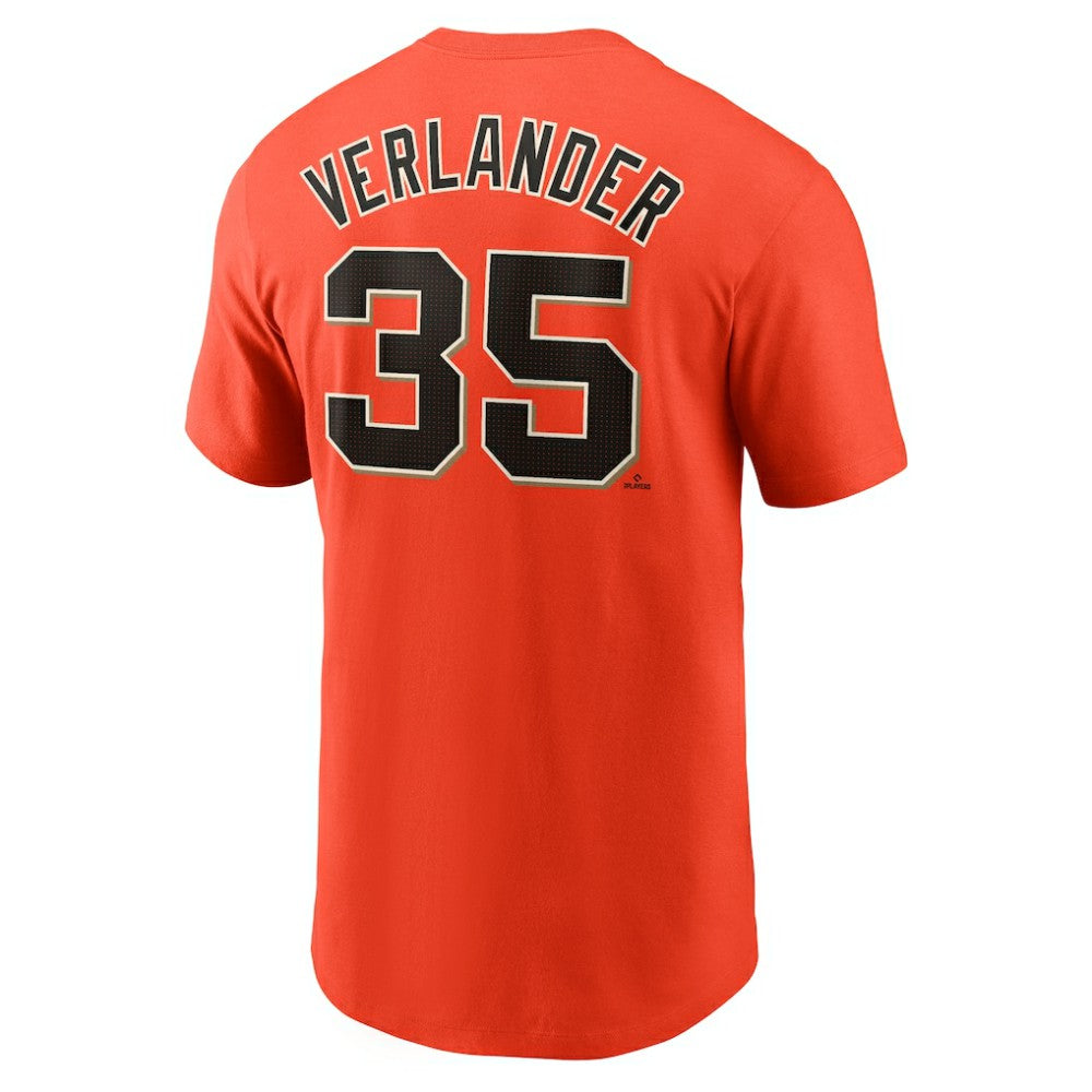 MLB Justin Verlander San Francisco Giants Nike Fuse Name & Number T-Shirt