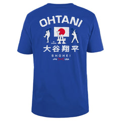MLB Shohei Ohtani Los Angeles Dodgers New Era Japan Flag T-Shirt