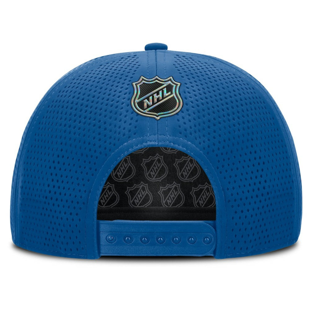 NHL Blue New York Rangers Fanatics Centennial Authentic Pro Pinched Front Adjustable Hat