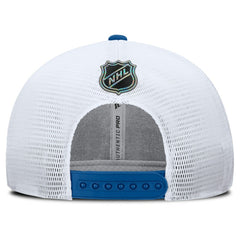 NHL Blue/White New York Rangers Fanatics Centennial Authentic Pro Structured Trucker Adjustable Hat
