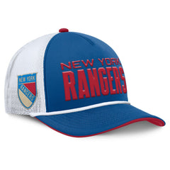 NHL Blue/White New York Rangers Fanatics Centennial Authentic Pro Foam Front Adjustable Trucker Hat