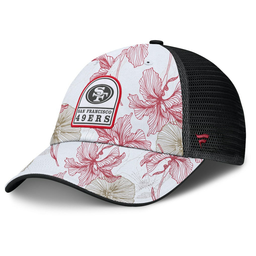 Tropical Adjustable Trucker Hat - San Francisco 49ers