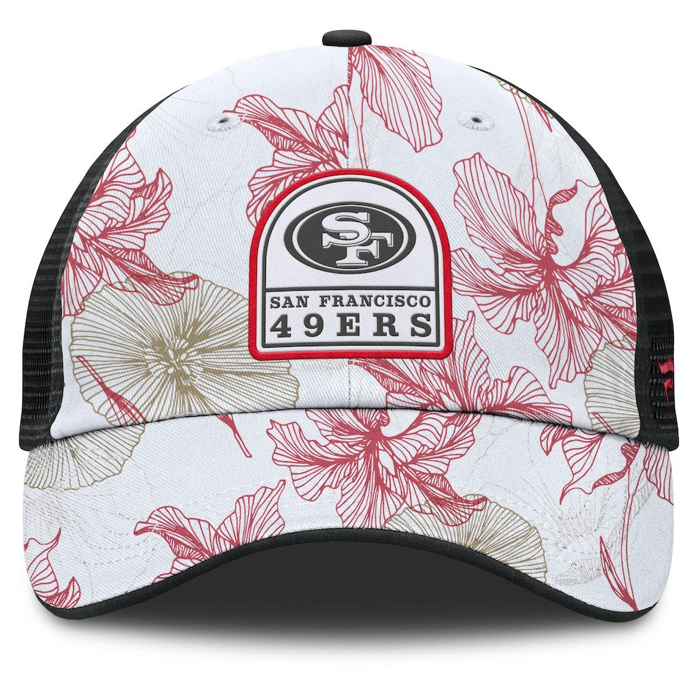 Tropical Adjustable Trucker Hat - San Francisco 49ers
