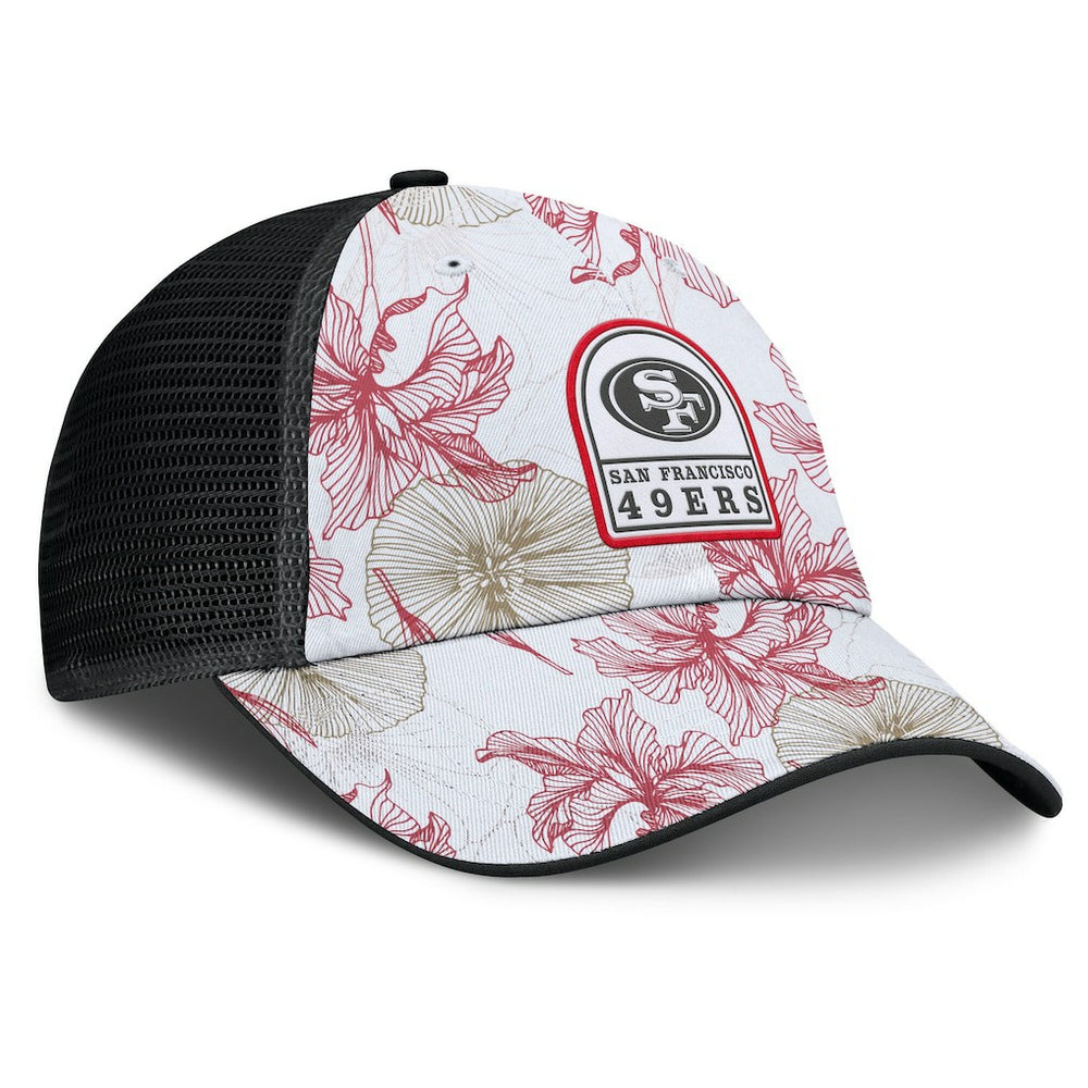 Tropical Adjustable Trucker Hat - San Francisco 49ers