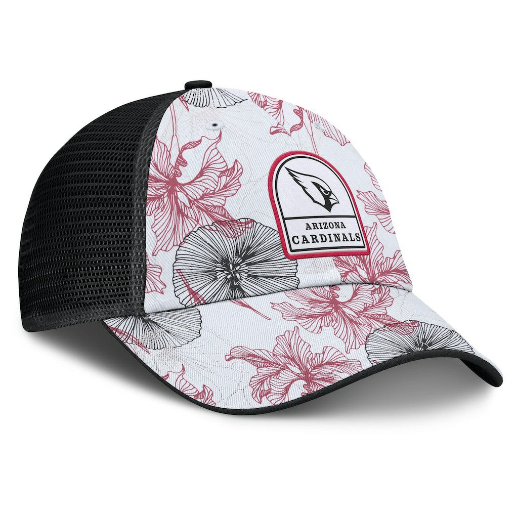 Tropical Adjustable Trucker Hat - Arizona Cardinals