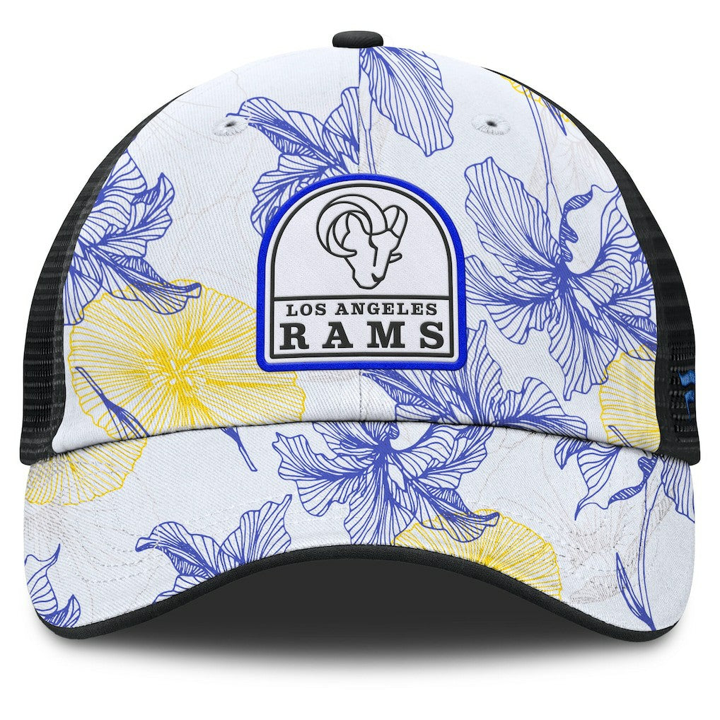 Tropical Adjustable Trucker Hat - Los Angeles Rams