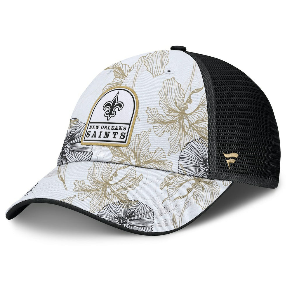 Tropical Adjustable Trucker Hat - New Orleans Saints