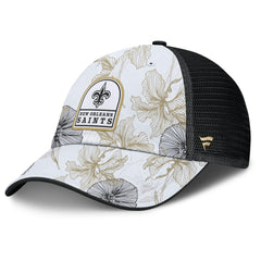 Tropical Adjustable Trucker Hat - New Orleans Saints