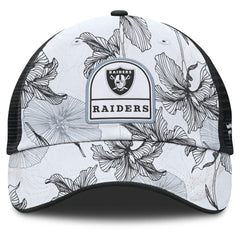 Tropical Adjustable Trucker Hat - Las Vegas Raiders
