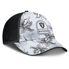 Tropical Adjustable Trucker Hat - Las Vegas Raiders