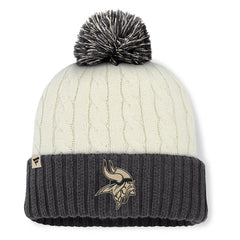 Women's Coaxial Cuffed Knit Hat with Pom - Minnesota Vikings