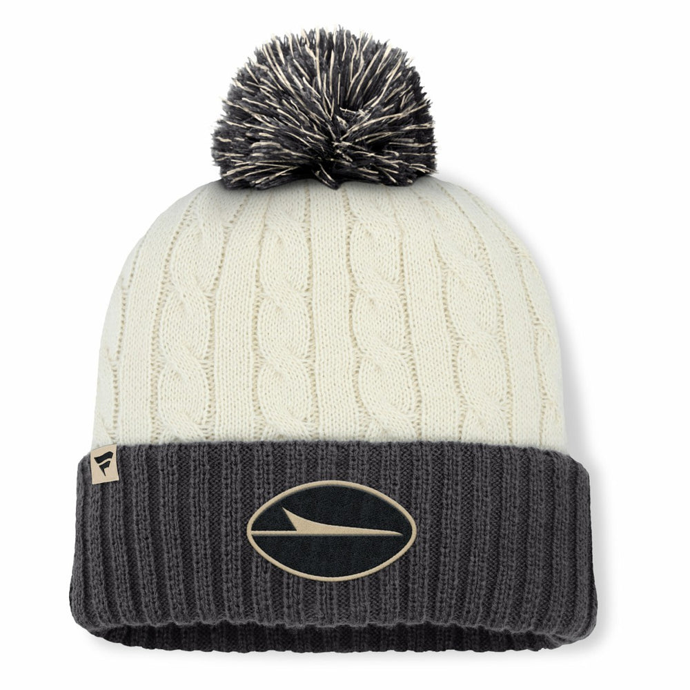 Women's Coaxial Cuffed Knit Hat with Pom - New York Jets